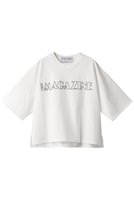 【サードマガジン/THIRD MAGAZINE】のTHIRD MAGAZINE ロゴTシャツ 人気、トレンドファッション・服の通販 founy(ファニー) ファッション Fashion レディースファッション Fashion for Women トップス・カットソー Cut & Sew Tops シャツ・ブラウス・オフィスカジュアル Elegant Blouses & Button-Ups ロングTシャツ・Tシャツ Longline T-Shirts & Tees カットソー・ベーシックTシャツ Cut-and-Sewn Tops / Stretch Tees & Basics おすすめ Recommended / Our Picks カットソー Cut and Sewn Top ショート Short, Short Length ジャケット Jacket, Outerwear スリーブ Sleeve, Long Sleeve / Short Sleeve バランス Balance, Style Balance プリント Print, Printed Pattern 再入荷 Restock / Back in Stock |ID:prp329100004874077