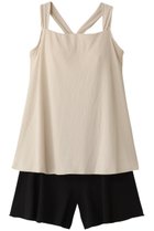 【レイール/Reir】のRibキュロパンセット 人気、トレンドファッション・服の通販 founy(ファニー) ファッション Fashion レディースファッション Fashion for Women トップス・カットソー Cut & Sew Tops キャミソール&ノースリーブ Camisoles & Sleeveless Tops シャツ・ブラウス・オフィスカジュアル Elegant Blouses & Button-Ups ロングTシャツ・Tシャツ Longline T-Shirts & Tees カットソー・ベーシックTシャツ Cut-and-Sewn Tops / Stretch Tees & Basics キャミソール Camisole, Spaghetti Strap Top キュロット Culottes, Wide Shorts タンク Tank Top, Sleeveless Top リボン Ribbon, Bow 水着 Swimsuit, Swimwear thumbnail ベージュ|ID: prp329100004874082 ipo3291000000036355002