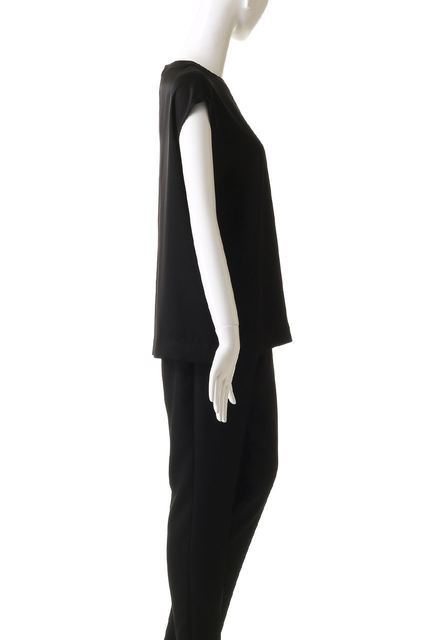 【ジェイドット/j.】のダブルサテンスリーブレスブラウス 人気、トレンドファッション・服の通販 founy(ファニー) 　ファッション　Fashion　レディースファッション　Fashion for Women　トップス・カットソー　Cut & Sew Tops　キャミソール&ノースリーブ　Camisoles & Sleeveless Tops　シャツ・ブラウス・オフィスカジュアル　Elegant Blouses & Button-Ups　おすすめ　Recommended / Our Picks　インナー　Innerwear　エレガント 上品　Elegant　シンプル　Simple, Minimal　ジャケット　Jacket, Outerwear　セットアップ　Set-Up, Coordinated Outfit　ノースリーブ　Sleeveless, No-Sleeve　ファブリック　Fabric, Textile　ブルゾン　Blouson, Bomber Jacket　other-3|ID: prp329100004874093 ipo3291000000036355097