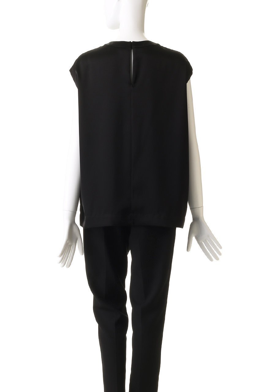 【ジェイドット/j.】のダブルサテンスリーブレスブラウス 人気、トレンドファッション・服の通販 founy(ファニー) 　ファッション　Fashion　レディースファッション　Fashion for Women　トップス・カットソー　Cut & Sew Tops　キャミソール&ノースリーブ　Camisoles & Sleeveless Tops　シャツ・ブラウス・オフィスカジュアル　Elegant Blouses & Button-Ups　おすすめ　Recommended / Our Picks　インナー　Innerwear　エレガント 上品　Elegant　シンプル　Simple, Minimal　ジャケット　Jacket, Outerwear　セットアップ　Set-Up, Coordinated Outfit　ノースリーブ　Sleeveless, No-Sleeve　ファブリック　Fabric, Textile　ブルゾン　Blouson, Bomber Jacket　other-4|ID: prp329100004874093 ipo3291000000036355098