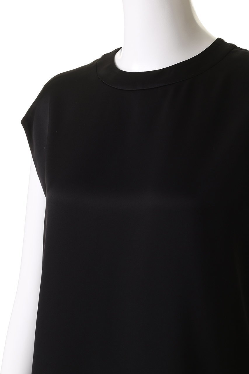 【ジェイドット/j.】のダブルサテンスリーブレスブラウス 人気、トレンドファッション・服の通販 founy(ファニー) 　ファッション　Fashion　レディースファッション　Fashion for Women　トップス・カットソー　Cut & Sew Tops　キャミソール&ノースリーブ　Camisoles & Sleeveless Tops　シャツ・ブラウス・オフィスカジュアル　Elegant Blouses & Button-Ups　おすすめ　Recommended / Our Picks　インナー　Innerwear　エレガント 上品　Elegant　シンプル　Simple, Minimal　ジャケット　Jacket, Outerwear　セットアップ　Set-Up, Coordinated Outfit　ノースリーブ　Sleeveless, No-Sleeve　ファブリック　Fabric, Textile　ブルゾン　Blouson, Bomber Jacket　other-5|ID: prp329100004874093 ipo3291000000036355099