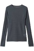 【リムアーク/RIM.ARK】のLace knitting tops/トップス ダークブルー|ID: prp329100004874107 ipo3291000000036355205