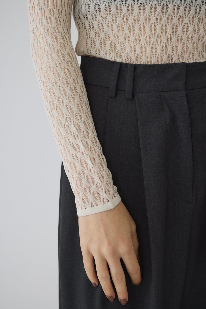 【リムアーク/RIM.ARK】のLace knitting tops/トップス 大人の最旬トレンドファッション＆コーディネート founy(ファウニー) 　ファッション　Fashion　レディースファッション　Fashion for Women　トップス・カットソー　Cut & Sew Tops　ニット　Knit Tops & Sweaters　カジュアルプルオーバー・ニットトップス　Pullovers & Knit Tops / Casual Pullovers　レース　Lace, Lace Fabric　エレガント 上品　Elegant　other-8|ID: prp329100004874107 ipo3291000000036920674