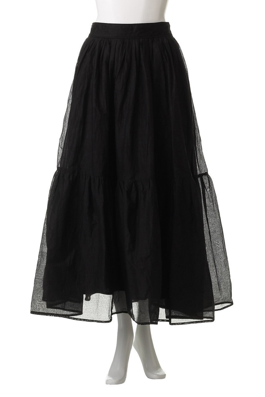 【マリリンムーン/MARILYN MOON】のシアースターチドコットンギャザースカート 人気、トレンドファッション・服の通販 founy(ファニー) 　ファッション　Fashion　レディースファッション　Fashion for Women　スカート　Skirts　ロングスカート　Long Skirts / Maxi & Midi Skirts　インド　Indian Textile　ギャザー　Gathered, Ruffled　シアー　Sheer, See-Through　ティアード　Tiered, Tiered Style　ティアードスカート　Tiered Skirt, Flounced Skirt　モダン　Modern, Contemporary　リゾート　Resort, Vacation Style　ロング　Long, Long-Length　other-2|ID: prp329100004874115 ipo3291000000036355278