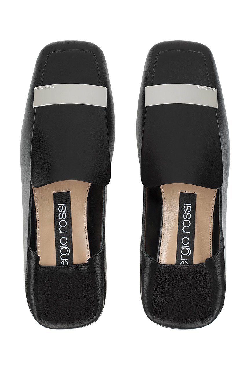 【セルジオ ロッシ/SERGIO ROSSI】のsr1 2wayスリッパ 大人の最旬トレンドファッション＆コーディネート founy(ファウニー) 　ファッション　Fashion　レディースファッション　Fashion for Women　コレクション　Collection, Seasonal Line　シューズ　Shoes, Footwear　スリッパ　Slippers, Room Shoes　スリッポン　Slip-On, Loafer　フラット　Flat, Flat Shoes　プレート　Plate, Dish　メタル　Metal, Metal Parts　人気　Popular, Best Seller　other-6|ID: prp329100004874146 ipo3291000000036355507
