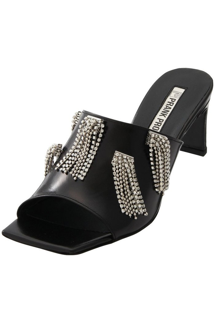 【プランク プロジェクト/PRANK PROJECT】のビジュースクエアトゥーミュール / Bijou Square Toe Mules インテリア・キッズ・メンズ・レディースファッション・服の通販 founy(ファニー) https://founy.com/ ファッション Fashion レディースファッション Fashion for Women サンダル Sandals, Summer Shoes ストーン Stone, Gem-Like チェーン Chain, Chain Strap ビジュー Bijou, Jewel-like Accent ミックス Mix, Mixed Style ミュール Mule, Backless Shoes |ID: prp329100004874149 ipo3291000000036355521