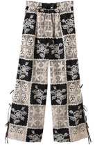 【メゾンスペシャル/MAISON SPECIAL】のEmbroidery Easy Pants/エンブロイダリーイージーパンツ 大人の最旬トレンドファッション＆コーディネート founy(ファウニー) ファッション Fashion レディースファッション Fashion for Women パンツ Pants & Trousers かぎ針 Crochet セットアップ Set-Up, Coordinated Outfit ドッキング Docking, Mixed Material ブロック Block, Solid Block Pattern ベスト Vest, Waistcoat モチーフ Motif, Design Theme リボン Ribbon, Bow ワイド Wide, Wide Fit おすすめ Recommended / Our Picks thumbnail BLK(ブラック)|ID: prp329100004874211 ipo3291000000036356010