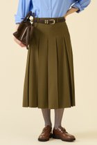 【マルティニーク/martinique】のボックスプリーツスカート カーキ|ID: prp329100004874228 ipo3291000000036356150