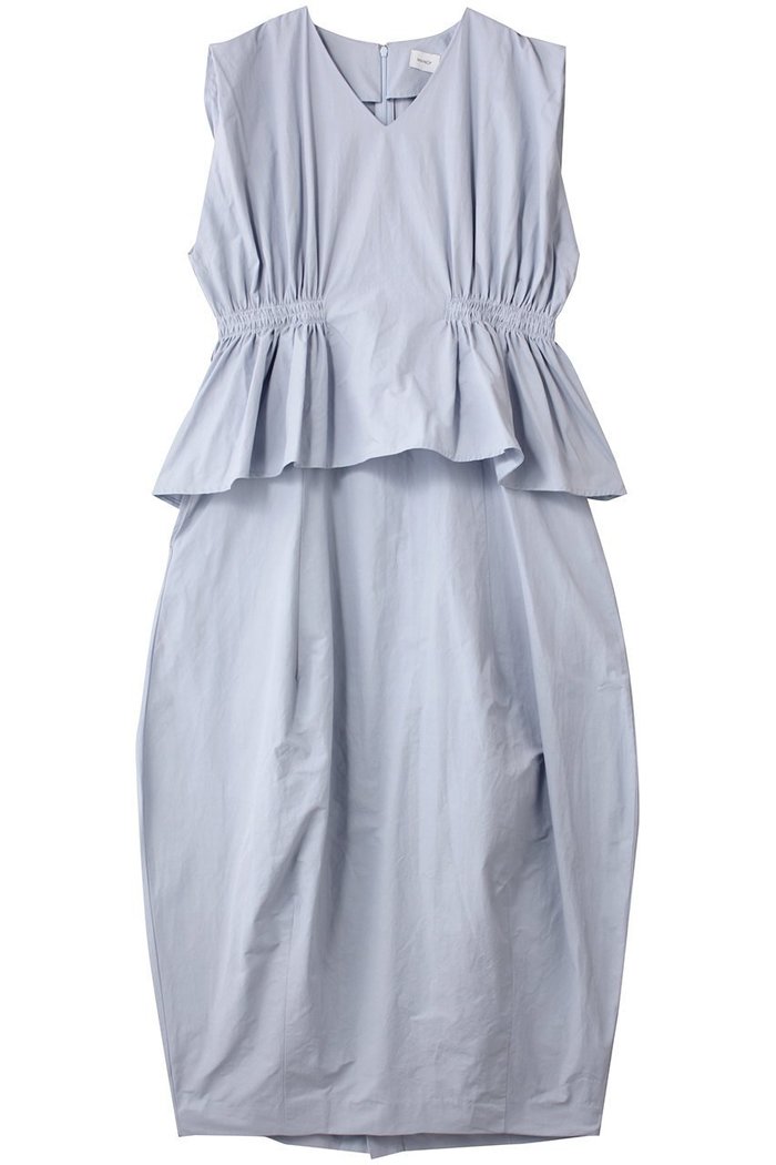 【マノフ/MANOF】のGATHER WAIST COCOON ONE PIECE ワンピース インテリア・キッズ・メンズ・レディースファッション・服の通販 founy(ファニー) https://founy.com/ ファッション Fashion レディースファッション Fashion for Women ワンピース Dresses チュニック Tunic Tops & Dresses ギャザー Gathered, Ruffled チュニック Tunic, Long Top ドッキング Docking, Mixed Material ノースリーブ Sleeveless, No-Sleeve フェミニン Feminine, Girly ロング Long, Long-Length |ID: prp329100004874236 ipo3291000000036356203