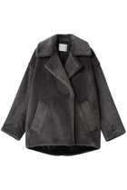 【チノ/CINOH】のBOA ミドル コート 人気、トレンドファッション・服の通販 founy(ファニー) ファッション Fashion レディースファッション Fashion for Women アウター Coat / Outerwear Collection コート・ロングコート・ピーコート Long Coats, Peacoats & More なめらか Smooth, Silky Texture カッティング Cutting Detail ショート Short, Short Length ミドル Middle Length, Mid Height thumbnail グレー|ID: prp329100004874271 ipo3291000000036356484