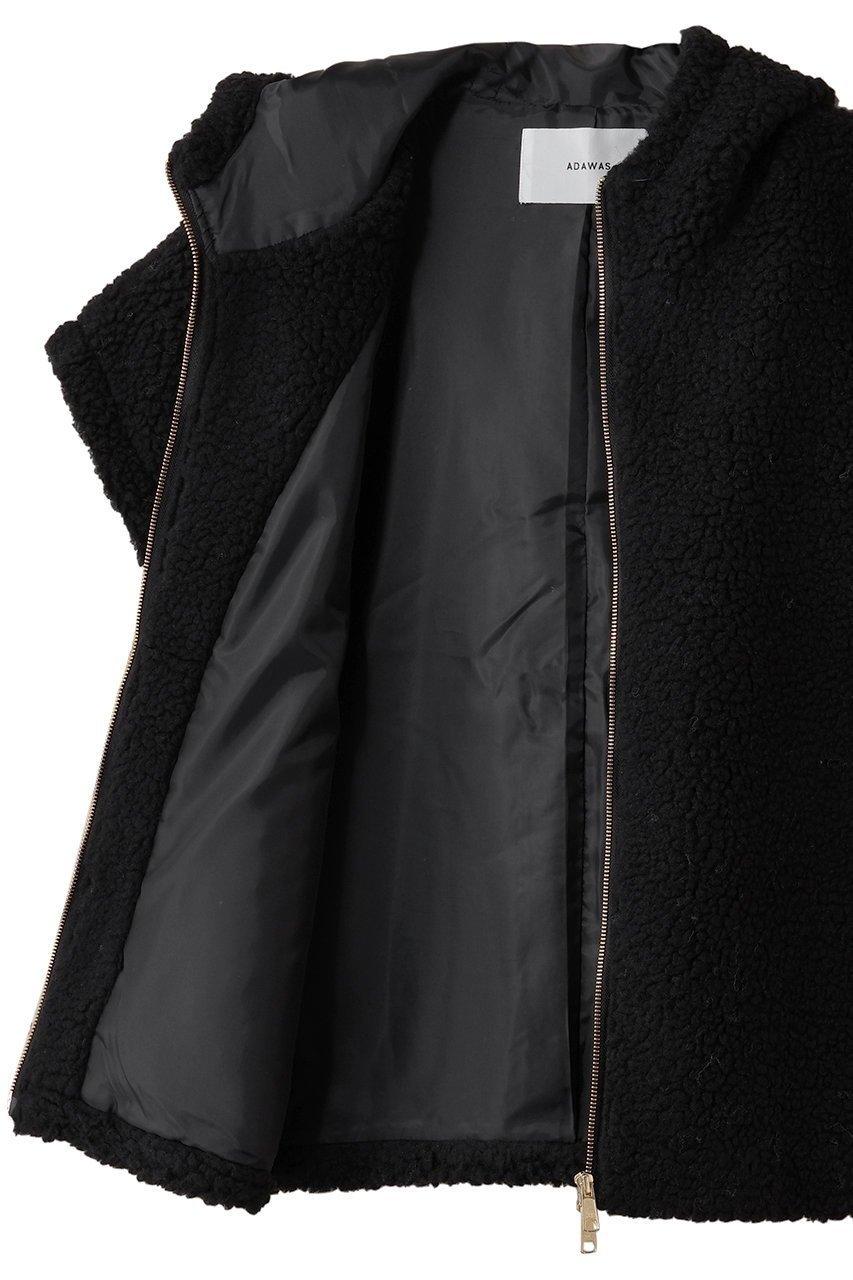 【アダワス/ADAWAS】のBOA フーディー ベスト 人気、トレンドファッション・服の通販 founy(ファニー) 　ファッション　Fashion　レディースファッション　Fashion for Women　アウター　Coat / Outerwear Collection　コート・ロングコート・ピーコート　Long Coats, Peacoats & More　インナー　Innerwear　ショート　Short, Short Length　ジップ　Zip, Zipper　バランス　Balance, Style Balance　ベスト　Vest, Waistcoat　other-6|ID: prp329100004874272 ipo3291000000036356498