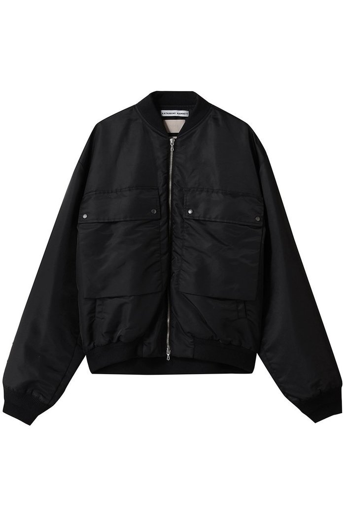 【ヨーク/YOKE】の【UNISEX】【YOKE × KATHARINE HAMNETT】リサイクル ナイロン フライト ジャケット インテリア・キッズ・メンズ・レディースファッション・服の通販 founy(ファニー) https://founy.com/ ファッション Fashion レディースファッション Fashion for Women アウター Coat / Outerwear Collection レディースジャケット・軽アウター Jackets ユニセックス Unisex, Genderless ジャケット Jacket, Outerwear ツイル Twist, Twisted Detail フラップ Flap, Flap Pocket ポケット Pocket, Pocket Detail ミリタリー Military, Army Style A/W・秋冬 Autumn/Winter |ID: prp329100004874283 ipo3291000000036356579