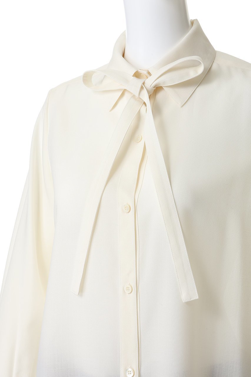 【エムフィル/M Fil】のウールビエラ プリーツスリーブブラウス 人気、トレンドファッション・服の通販 founy(ファニー) ファッション Fashion レディースファッション Fashion for Women トップス・カットソー Cut & Sew Tops シャツ・ブラウス・オフィスカジュアル Elegant Blouses & Button-Ups インナー Innerwear カーディガン Cardigan, Knitwear シンプル Simple, Minimal ジャケット Jacket, Outerwear スリーブ Sleeve, Long Sleeve / Short Sleeve プリーツ Pleats, Pleated リボン Ribbon, Bow ロング Long, Long-Length エレガント 上品 Elegant 冬 Winter / This Winter other-5|ID: prp329100004874294 ipo3291000000036356683