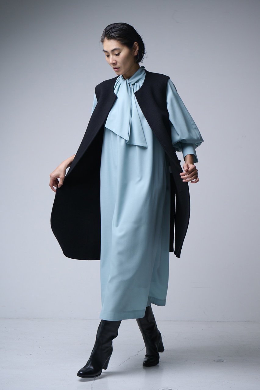 【エムフィル/M Fil】のウールビエラ ショートボウタイロングワンピース 人気、トレンドファッション・服の通販 founy(ファニー) ファッション Fashion レディースファッション Fashion for Women ワンピース Dresses チュニック Tunic Tops & Dresses クラシック Classic, Timeless Style チュニック Tunic, Long Top ロング Long, Long-Length 人気 Popular, Best Seller 冬 Winter / This Winter other-7|ID: prp329100004874295 ipo3291000000036356695