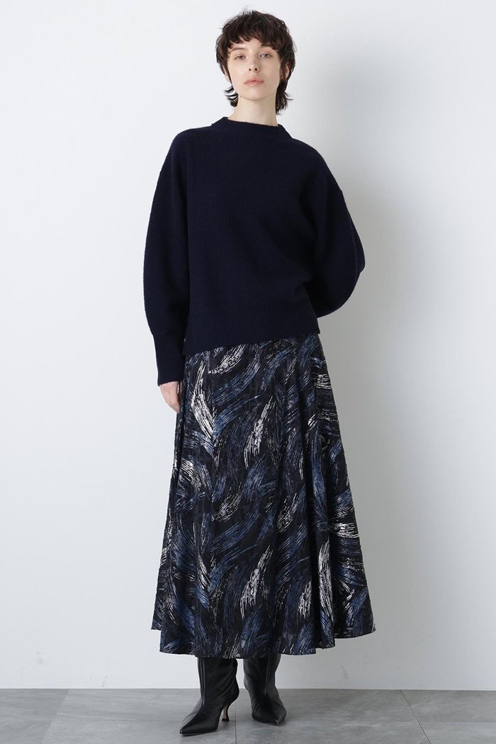 【ヒューエルミュージアム/hueLe Museum】の【hLM】シアージャガードスカート インテリア・キッズ・メンズ・レディースファッション・服の通販 founy(ファニー) https://founy.com/ ファッション Fashion レディースファッション Fashion for Women スカート Skirts ロングスカート Long Skirts / Maxi & Midi Skirts エレガント 上品 Elegant シアー Sheer, See-Through シルク Silk, 100% Silk ジャカード／ジャガード Jacquard, Woven Pattern フェミニン Feminine, Girly フレア Flare, Flared プリント Print, Printed Pattern モダン Modern, Contemporary ロング Long, Long-Length ヴィンテージ Vintage Style |ID: prp329100004874317 ipo3291000000036356860