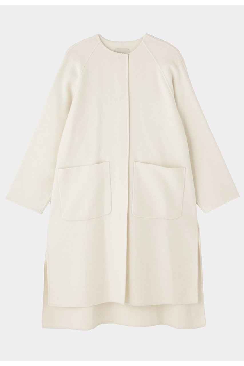 【ル フィル/LE PHIL】のピュアカシミアバックフレアコート インテリア・キッズ・メンズ・レディースファッション・服の通販 founy(ファニー) 　ファッション　Fashion　レディースファッション　Fashion for Women　アウター　Coat / Outerwear Collection　コート・ロングコート・ピーコート　Long Coats, Peacoats & More　シンプル　Simple, Minimal　スリット　Slit, Slit Detail　ドレープ　Drape, Draping Fabric　バランス　Balance, Style Balance　ビッグ　Big, Oversized　フロント　Front, Front Design　ヨーク　Yoke, Yoke Design　リュクス　Luxury, Elegant, High-End, Chic　ロング　Long, Long-Length　ホワイト|ID: prp329100004874322 ipo3291000000036356906