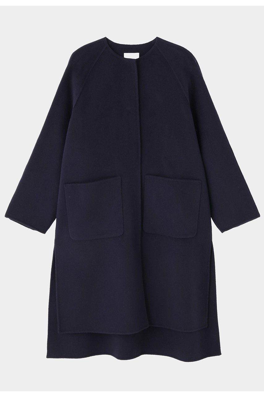 【ル フィル/LE PHIL】のピュアカシミアバックフレアコート インテリア・キッズ・メンズ・レディースファッション・服の通販 founy(ファニー) 　ファッション　Fashion　レディースファッション　Fashion for Women　アウター　Coat / Outerwear Collection　コート・ロングコート・ピーコート　Long Coats, Peacoats & More　シンプル　Simple, Minimal　スリット　Slit, Slit Detail　ドレープ　Drape, Draping Fabric　バランス　Balance, Style Balance　ビッグ　Big, Oversized　フロント　Front, Front Design　ヨーク　Yoke, Yoke Design　リュクス　Luxury, Elegant, High-End, Chic　ロング　Long, Long-Length　ネイビー|ID: prp329100004874322 ipo3291000000036356907