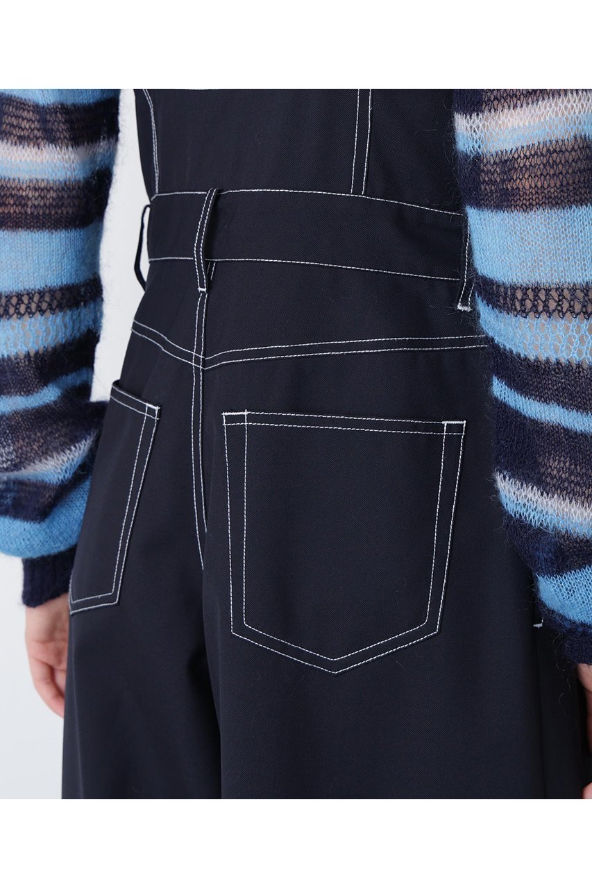 【ヒューエルミュージアム/hueLe Museum】の【STUMBLY】Super Wide Combinaison 人気、トレンドファッション・服の通販 founy(ファニー) 　ファッション　Fashion　レディースファッション　Fashion for Women　パンツ　Pants & Trousers　インナー　Innerwear　カットソー　Cut and Sewn Top　コンパクト　Compact, Small Size　コンビネゾン　Jumpsuit, All-in-One　ジャケット　Jacket, Outerwear　ヴィンテージ　Vintage Style　other-8|ID: prp329100004874324 ipo3291000000036356927