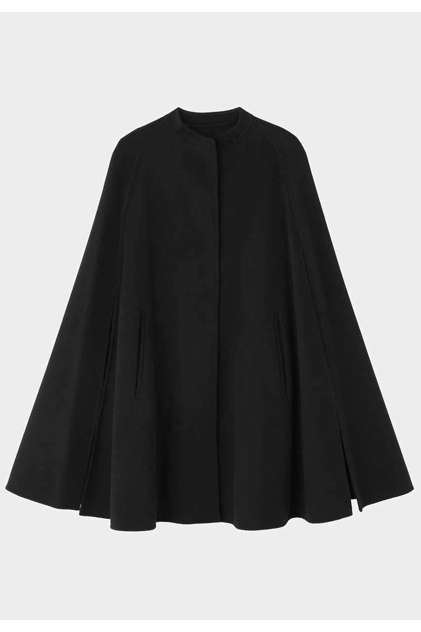 【ル フィル/LE PHIL】のピュアカシミアケープ インテリア・キッズ・メンズ・レディースファッション・服の通販 founy(ファニー) 　ファッション　Fashion　レディースファッション　Fashion for Women　アウター　Coat / Outerwear Collection　レディースジャケット・軽アウター　Jackets　なめらか　Smooth, Silky Texture　ジャケット　Jacket, Outerwear　ドレープ　Drape, Draping Fabric　ビッグ　Big, Oversized　フォーマル　Formal, Dressy　ブラック|ID: prp329100004874331 ipo3291000000036356977