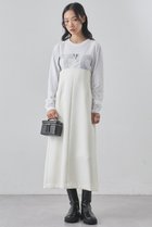 【ウィムガゼット/Whim Gazette】のダブルサテンワンピース 人気、トレンドファッション・服の通販 founy(ファニー) ファッション Fashion レディースファッション Fashion for Women ワンピース Dresses チュニック Tunic Tops & Dresses インナー Innerwear スマート Smart, Elegant タートル Turtleneck, Turtle Collar チュニック Tunic, Long Top フォルム Silhouette, Form ロング Long, Long-Length エレガント 上品 Elegant thumbnail オフホワイト|ID: prp329100004874339 ipo3291000000036357033