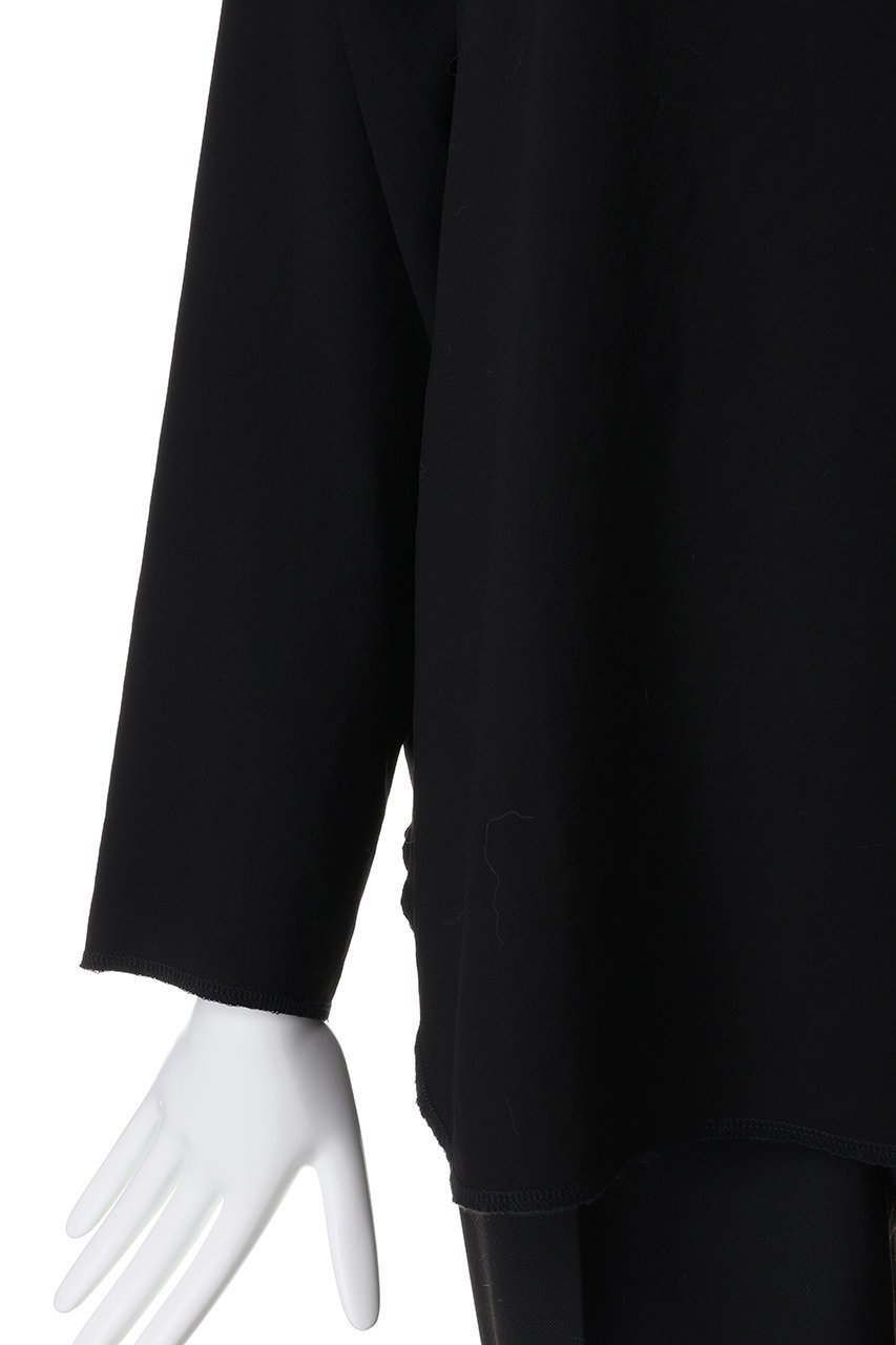 【プルミエ アロンディスモン/1er Arrondissement】のジョーゼットプルオーバー 人気、トレンドファッション・服の通販 founy(ファニー) 　ファッション　Fashion　レディースファッション　Fashion for Women　トップス・カットソー　Cut & Sew Tops　シャツ・ブラウス・オフィスカジュアル　Elegant Blouses & Button-Ups　カジュアルプルオーバー・ニットトップス　Pullovers & Knit Tops / Casual Pullovers　シンプル　Simple, Minimal　ジョーゼット　Georgette, Semi-Sheer Fabric　スリーブ　Sleeve, Long Sleeve / Short Sleeve　ドレープ　Drape, Draping Fabric　ロング　Long, Long-Length　エレガント 上品　Elegant　other-6|ID: prp329100004874349 ipo3291000000036357107