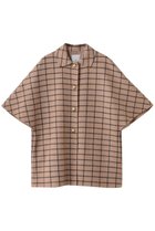 【ジェイドット/j.】のプレミアムウールリバー チェックポンチョコート 人気、トレンドファッション・服の通販 founy(ファニー) ファッション Fashion レディースファッション Fashion for Women アウター Coat / Outerwear Collection コート・ロングコート・ピーコート Long Coats, Peacoats & More ポンチョ・ケープコート Ponchos & Capes クラシカル Classical, Vintage-Inspired ショート Short, Short Length チェック Check, Plaid, Tartan モダン Modern, Contemporary エレガント 上品 Elegant thumbnail ベージュ|ID: prp329100004874358 ipo3291000000036357163