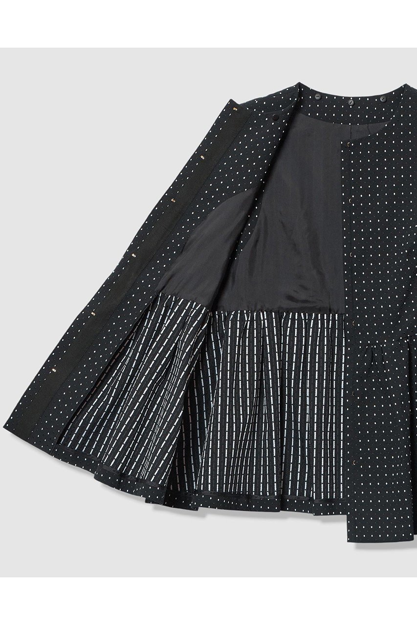 【アナイ/ANAYI】の【Eternal Line 2026】ドットジャガードペプラムジレ ブラウス 人気、トレンドファッション・服の通販 founy(ファニー) ファッション Fashion レディースファッション Fashion for Women アウター Coat / Outerwear Collection トップス・カットソー Cut & Sew Tops キャミソール&ノースリーブ Camisoles & Sleeveless Tops シャツ・ブラウス・オフィスカジュアル Elegant Blouses & Button-Ups ベスト&ジレ / 重ね着スタイル Vests & Gilets おすすめ Recommended / Our Picks シンプル Simple, Minimal ジャカード/ジャガード Jacquard, Woven Pattern ストレッチ Stretch, Stretchy Fabric セットアップ Set-Up, Coordinated Outfit ドット Polka Dot, Dot Pattern ノースリーブ Sleeveless, No-Sleeve リボン Ribbon, Bow エレガント 上品 Elegant 春 Spring other-6|ID: prp329100004874377 ipo3291000000036357310