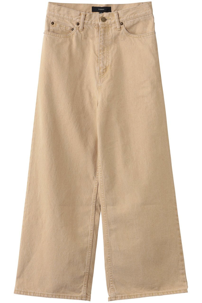 【フローレント/FLORENT】の11.2oz DENIM パンツ インテリア・キッズ・メンズ・レディースファッション・服の通販 founy(ファウニー) 　ファッション　Fashion　レディースファッション　Fashion for Women　パンツ　Pants & Trousers　デニムパンツ・ジーンズ・美脚デニム　Denim Jeans & Pants　デニム　Denim, Jeans Material　トレンド　Trend, Trending Now　定番　Standard, Basic Item　ベージュ|ID: prp329100004874382 ipo3291000000036641748