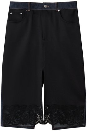 【ステラ マッカートニー/STELLA McCARTNEY】 スリップデニムスカート人気、トレンドファッション・服の通販 founy(ファニー) ファッション Fashion レディースファッション Fashion for Women スカート Skirts デニムスカート・カジュアルスカート Denim Skirts デニム Denim, Jeans Material レース Lace, Lace Fabric |ID:prp329100004874406