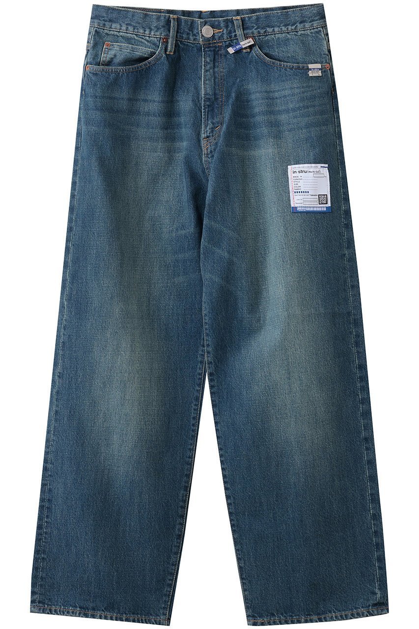 【メゾン ミハラヤスヒロ/Maison MIHARA YASUHIRO / MEN】の【MEN】【in-stru(men-tal).】HARD WASHED SELVAGE デニム バギー パンツ インテリア・キッズ・メンズ・レディースファッション・服の通販 founy(ファニー) 　ファッション　Fashion　メンズファッション　Fashion for Men　ボトムス　Bottoms　デニムパンツ・ジーンズ　Denim Pants　デニム　Denim, Jeans Material　リアル　Real, Realistic　リラックス　Relax, Relaxed Fit　インディゴ|ID: prp329100004874422 ipo3291000000036357665