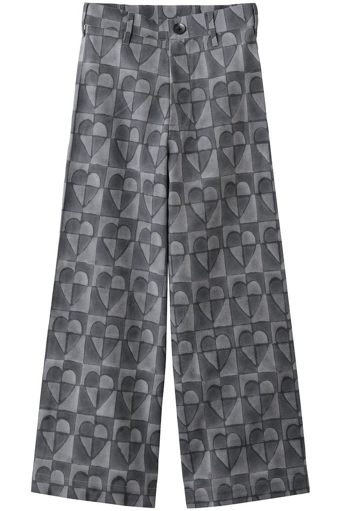【エスゼット ブロックプリント/SZ Blockprints】のDISCO PANTS HEART COOKIE ワイドパンツ インテリア・キッズ・メンズ・レディースファッション・服の通販 founy(ファニー) https://founy.com/ ファッション Fashion レディースファッション Fashion for Women パンツ Pants & Trousers シンプル Simple, Minimal フォルム Silhouette, Form モチーフ Motif, Design Theme ワイド Wide, Wide Fit |ID: prp329100004874449 ipo3291000000036357894