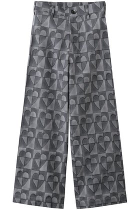 【エスゼット ブロックプリント/SZ Blockprints】 DISCO PANTS HEART COOKIE ワイドパンツ人気、トレンドファッション・服の通販 founy(ファニー) ファッション Fashion レディースファッション Fashion for Women パンツ Pants & Trousers シンプル Simple, Minimal フォルム Silhouette, Form モチーフ Motif, Design Theme ワイド Wide, Wide Fit |ID:prp329100004874449