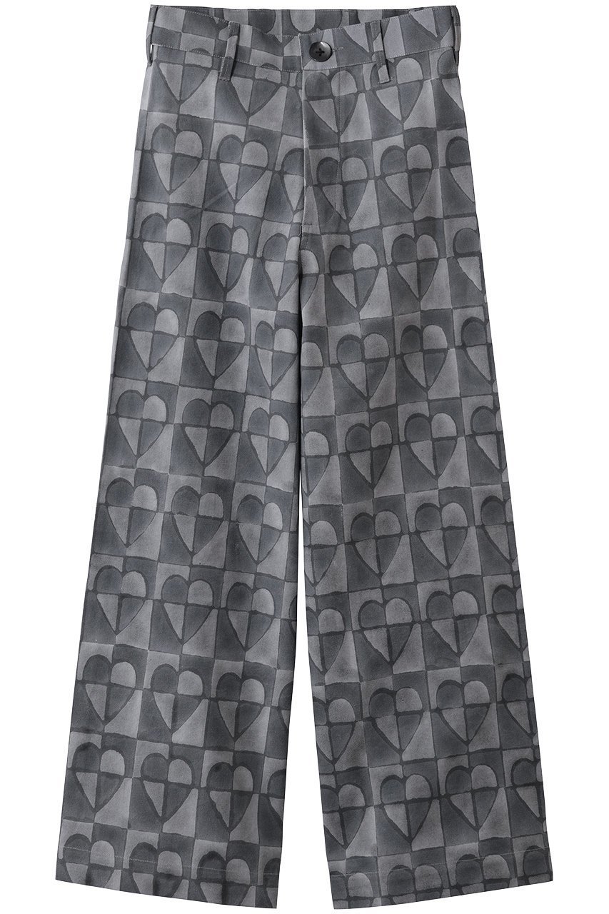 【エスゼット ブロックプリント/SZ Blockprints】のDISCO PANTS HEART COOKIE ワイドパンツ インテリア・キッズ・メンズ・レディースファッション・服の通販 founy(ファニー) 　ファッション　Fashion　レディースファッション　Fashion for Women　パンツ　Pants & Trousers　シンプル　Simple, Minimal　フォルム　Silhouette, Form　モチーフ　Motif, Design Theme　ワイド　Wide, Wide Fit　ブラック|ID: prp329100004874449 ipo3291000000036357895