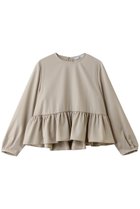 【ティアラ/Tiara】のペプラムブラウス 人気、トレンドファッション・服の通販 founy(ファニー) ファッション Fashion レディースファッション Fashion for Women トップス・カットソー Cut & Sew Tops シャツ・ブラウス・オフィスカジュアル Elegant Blouses & Button-Ups シンプル Simple, Minimal ストレッチ Stretch, Stretchy Fabric スリーブ Sleeve, Long Sleeve / Short Sleeve ドレープ Drape, Draping Fabric パーティ Party, Party Style フレア Flare, Flared ペプラム Peplum, Flared Hem ロング Long, Long-Length エレガント 上品 Elegant thumbnail ベージュ|ID: prp329100004874455 ipo3291000000036357944