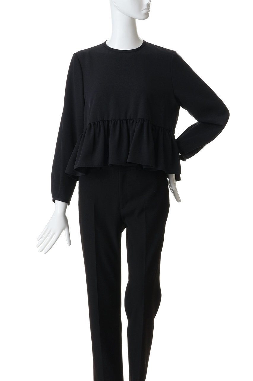 【ティアラ/Tiara】のペプラムブラウス 人気、トレンドファッション・服の通販 founy(ファニー) 　ファッション　Fashion　レディースファッション　Fashion for Women　トップス・カットソー　Cut & Sew Tops　シャツ・ブラウス・オフィスカジュアル　Elegant Blouses & Button-Ups　シンプル　Simple, Minimal　ストレッチ　Stretch, Stretchy Fabric　スリーブ　Sleeve, Long Sleeve / Short Sleeve　ドレープ　Drape, Draping Fabric　パーティ　Party, Party Style　フレア　Flare, Flared　ペプラム　Peplum, Flared Hem　ロング　Long, Long-Length　エレガント 上品　Elegant　other-2|ID: prp329100004874455 ipo3291000000036357946