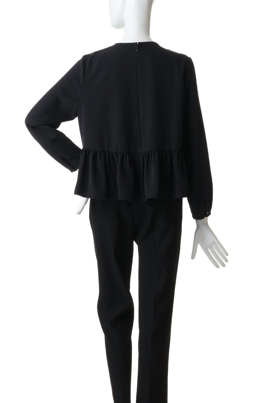 【ティアラ/Tiara】のペプラムブラウス 人気、トレンドファッション・服の通販 founy(ファニー) 　ファッション　Fashion　レディースファッション　Fashion for Women　トップス・カットソー　Cut & Sew Tops　シャツ・ブラウス・オフィスカジュアル　Elegant Blouses & Button-Ups　シンプル　Simple, Minimal　ストレッチ　Stretch, Stretchy Fabric　スリーブ　Sleeve, Long Sleeve / Short Sleeve　ドレープ　Drape, Draping Fabric　パーティ　Party, Party Style　フレア　Flare, Flared　ペプラム　Peplum, Flared Hem　ロング　Long, Long-Length　エレガント 上品　Elegant　other-4|ID: prp329100004874455 ipo3291000000036357948