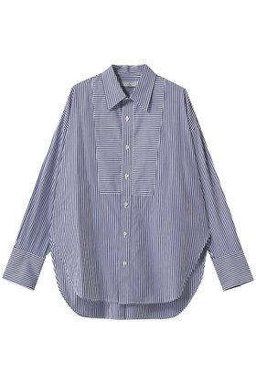 【ティアラ/Tiara】のビブヨークシャツ 人気、トレンドファッション・服の通販 founy(ファニー) ファッション Fashion レディースファッション Fashion for Women トップス・カットソー Cut & Sew Tops シャツ・ブラウス・オフィスカジュアル Elegant Blouses & Button-Ups ストライプ Stripe, Striped Pattern スリーブ Sleeve, Long Sleeve / Short Sleeve デニム Denim, Jeans Material ミックス Mix, Mixed Style ヨーク Yoke, Yoke Design ロング Long, Long-Length |ID:prp329100004874456