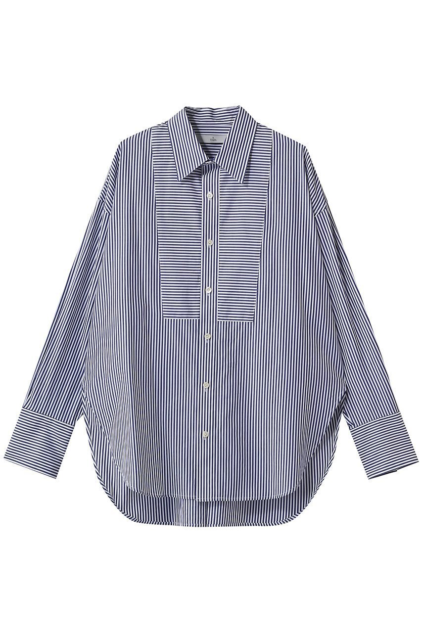 【ティアラ/Tiara】のビブヨークシャツ 大人の最旬トレンドファッション＆コーディネート founy(ファウニー) 　ファッション　Fashion　レディースファッション　Fashion for Women　トップス・カットソー　Cut & Sew Tops　シャツ・ブラウス・オフィスカジュアル　Elegant Blouses & Button-Ups　ストライプ　Stripe, Striped Pattern　スリーブ　Sleeve, Long Sleeve / Short Sleeve　デニム　Denim, Jeans Material　ミックス　Mix, Mixed Style　ヨーク　Yoke, Yoke Design　ロング　Long, Long-Length　 other-1|ID: prp329100004874456 ipo3291000000036700720