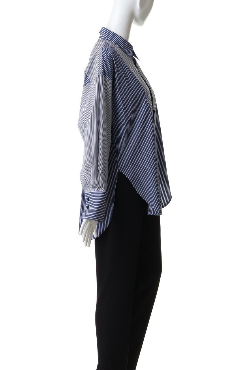 【ティアラ/Tiara】のビブヨークシャツ 大人の最旬トレンドファッション＆コーディネート founy(ファウニー) 　ファッション　Fashion　レディースファッション　Fashion for Women　トップス・カットソー　Cut & Sew Tops　シャツ・ブラウス・オフィスカジュアル　Elegant Blouses & Button-Ups　ストライプ　Stripe, Striped Pattern　スリーブ　Sleeve, Long Sleeve / Short Sleeve　デニム　Denim, Jeans Material　ミックス　Mix, Mixed Style　ヨーク　Yoke, Yoke Design　ロング　Long, Long-Length　other-3|ID: prp329100004874456 ipo3291000000036700733