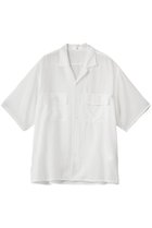 【イレーヴ/YLEVE】の【UNISEX】【Y】TENCEL POPLIN オープン カラー シャツ ホワイト|ID: prp329100004874471 ipo3291000000036358068