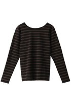 【エリオポール/heliopole】の【Le Minor】マドモアゼルバックVネックカットソー ブラック|ID: prp329100004874482 ipo3291000000036358139