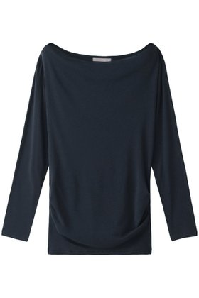 【フォーコーナーズ/+FOUR CORNERS】のハーフミラノ オフショルダーロングスリーブ プルオーバー 人気、トレンドファッション・服の通販 founy(ファニー) ファッション Fashion レディースファッション Fashion for Women トップス・カットソー Cut & Sew Tops シャツ・ブラウス・オフィスカジュアル Elegant Blouses & Button-Ups ロングTシャツ・Tシャツ Longline T-Shirts & Tees カジュアルプルオーバー・ニットトップス Pullovers & Knit Tops / Casual Pullovers カットソー・ベーシックTシャツ Cut-and-Sewn Tops / Stretch Tees & Basics ショート Short, Short Length スリーブ Sleeve, Long Sleeve / Short Sleeve デコルテ Décolleté, Neckline ハーフ Half, Half-Length ベーシック Basic, Essential ミラノ Milano Style, Italian-Inspired ロング Long, Long-Length エレガント 上品 Elegant |ID:prp329100004874492