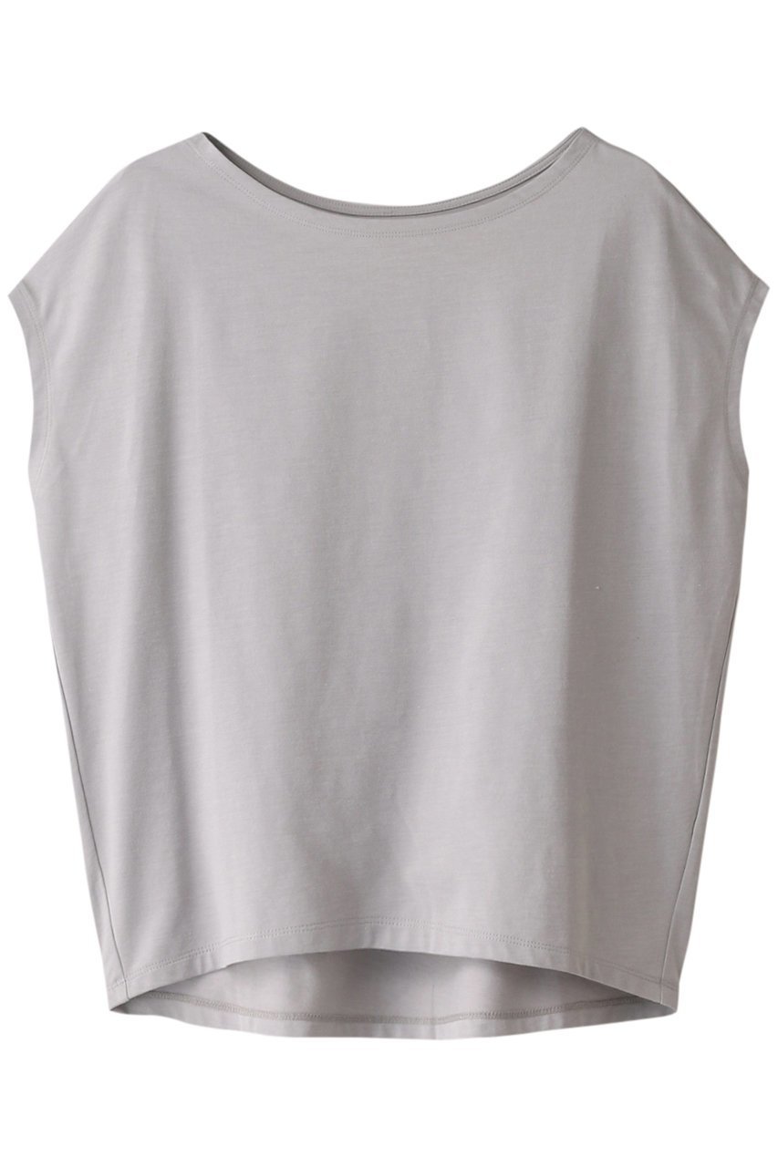 【スリー ドッツ/three dots】のPowdery cotton french tank/タンクトップ インテリア・キッズ・メンズ・レディースファッション・服の通販 founy(ファニー) 　ファッション　Fashion　レディースファッション　Fashion for Women　トップス・カットソー　Cut & Sew Tops　キャミソール&ノースリーブ　Camisoles & Sleeveless Tops　シャツ・ブラウス・オフィスカジュアル　Elegant Blouses & Button-Ups　ロングTシャツ・Tシャツ　Longline T-Shirts & Tees　カットソー・ベーシックTシャツ　Cut-and-Sewn Tops / Stretch Tees & Basics　キャミソール　Camisole, Spaghetti Strap Top　シンプル　Simple, Minimal　タンク　Tank Top, Sleeveless Top　エレガント 上品　Elegant　夏　Summer　春　Spring　S/S・春夏　SS, Spring/Summer, Warm Season　グレー|ID: prp329100004874494 ipo3291000000036358226
