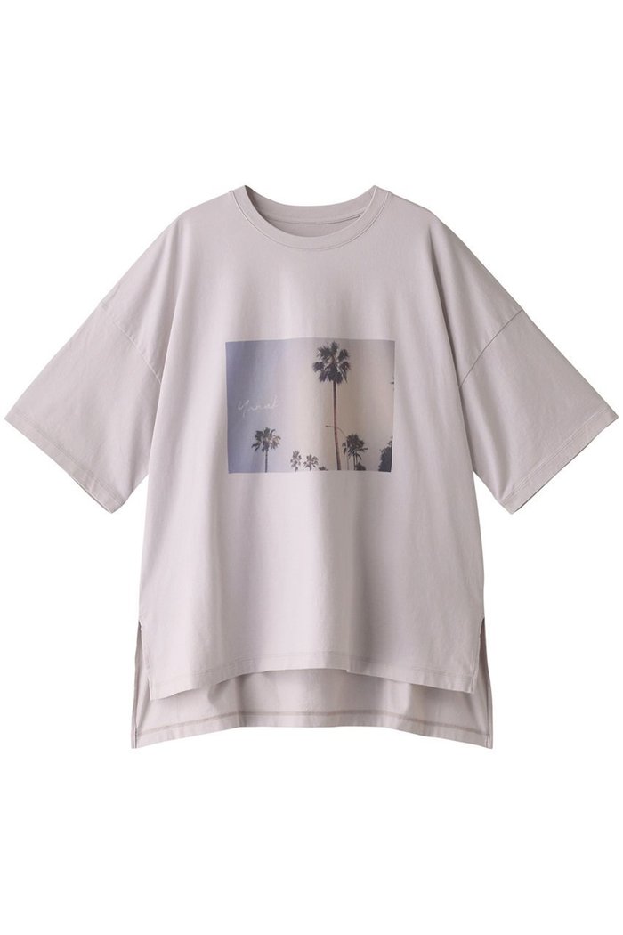 【ヤヌーク/YANUK】のプリントTシャツ インテリア・キッズ・メンズ・レディースファッション・服の通販 founy(ファニー) https://founy.com/ ファッション Fashion レディースファッション Fashion for Women トップス・カットソー Cut & Sew Tops シャツ・ブラウス・オフィスカジュアル Elegant Blouses & Button-Ups ロングTシャツ・Tシャツ Longline T-Shirts & Tees カットソー・ベーシックTシャツ Cut-and-Sewn Tops / Stretch Tees & Basics ショート Short, Short Length スリット Slit, Slit Detail スリーブ Sleeve, Long Sleeve / Short Sleeve プリント Print, Printed Pattern 半袖 Short Sleeve, Half Sleeve |ID: prp329100004874499 ipo3291000000036358259