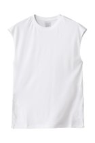 【グッド ピープル グッド ステッチング グッド プロダクト/GOOD PEOPLE GOOD STITCHING GOOD PRODUCT】のクルーネック フレンチスリーブTシャツ 人気、トレンドファッション・服の通販 founy(ファニー) ファッション Fashion レディースファッション Fashion for Women トップス・カットソー Cut & Sew Tops シャツ・ブラウス・オフィスカジュアル Elegant Blouses & Button-Ups ロングTシャツ・Tシャツ Longline T-Shirts & Tees カットソー・ベーシックTシャツ Cut-and-Sewn Tops / Stretch Tees & Basics ショート Short, Short Length スリット Slit, Slit Detail スリーブ Sleeve, Long Sleeve / Short Sleeve フレンチ French, French Style 定番 Standard, Basic Item thumbnail ホワイト|ID: prp329100004874518 ipo3291000000036358411