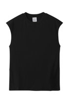 【グッド ピープル グッド ステッチング グッド プロダクト/GOOD PEOPLE GOOD STITCHING GOOD PRODUCT】のクルーネック フレンチスリーブTシャツ 人気、トレンドファッション・服の通販 founy(ファニー) ファッション Fashion レディースファッション Fashion for Women トップス・カットソー Cut & Sew Tops シャツ・ブラウス・オフィスカジュアル Elegant Blouses & Button-Ups ロングTシャツ・Tシャツ Longline T-Shirts & Tees カットソー・ベーシックTシャツ Cut-and-Sewn Tops / Stretch Tees & Basics ショート Short, Short Length スリット Slit, Slit Detail スリーブ Sleeve, Long Sleeve / Short Sleeve フレンチ French, French Style 定番 Standard, Basic Item thumbnail ブラック|ID: prp329100004874518 ipo3291000000036358412