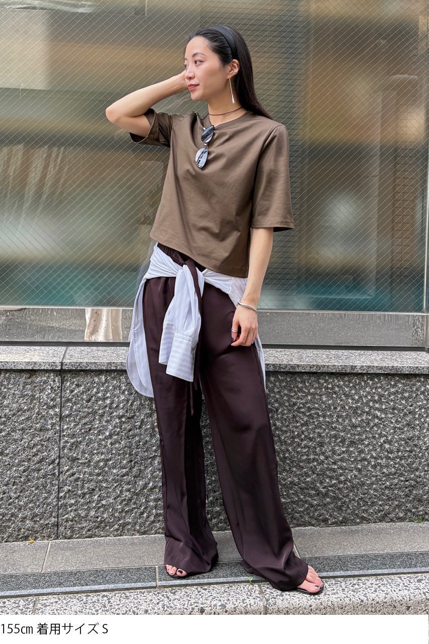 【スタニングルアー/STUNNING LURE】のウルティマコットンTシャツ 人気、トレンドファッション・服の通販 founy(ファニー) 　ファッション　Fashion　レディースファッション　Fashion for Women　トップス・カットソー　Cut & Sew Tops　キャミソール&ノースリーブ　Camisoles & Sleeveless Tops　シャツ・ブラウス・オフィスカジュアル　Elegant Blouses & Button-Ups　ロングTシャツ・Tシャツ　Longline T-Shirts & Tees　カットソー・ベーシックTシャツ　Cut-and-Sewn Tops / Stretch Tees & Basics　キャミソール　Camisole, Spaghetti Strap Top　シンプル　Simple, Minimal　スリーブ　Sleeve, Long Sleeve / Short Sleeve　タンク　Tank Top, Sleeveless Top　other-6|ID: prp329100004874521 ipo3291000000036358450