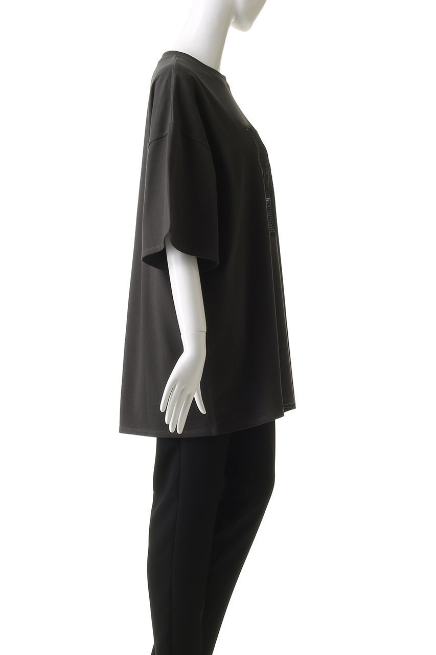 【プランク プロジェクト/PRANK PROJECT】のクロシェロゴTEE/ Crochet Logo Tee 人気、トレンドファッション・服の通販 founy(ファニー) 　ファッション　Fashion　レディースファッション　Fashion for Women　トップス・カットソー　Cut & Sew Tops　シャツ・ブラウス・オフィスカジュアル　Elegant Blouses & Button-Ups　ロングTシャツ・Tシャツ　Longline T-Shirts & Tees　カットソー・ベーシックTシャツ　Cut-and-Sewn Tops / Stretch Tees & Basics　おすすめ　Recommended / Our Picks　インナー　Innerwear　シアー　Sheer, See-Through　ショート　Short, Short Length　スリーブ　Sleeve, Long Sleeve / Short Sleeve　チュール　Tulip, Tulip Motif　今季　This Season, Current Season　other-3|ID: prp329100004874529 ipo3291000000036358509