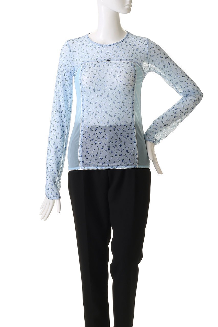 【メゾンスペシャル/MAISON SPECIAL】のSmall Floral Pattern Mesh Fabric Inner Tops/スモールフラワーメッシュインナー 人気、トレンドファッション・服の通販 founy(ファニー) 　ファッション　Fashion　レディースファッション　Fashion for Women　トップス・カットソー　Cut & Sew Tops　シャツ・ブラウス・オフィスカジュアル　Elegant Blouses & Button-Ups　ロングTシャツ・Tシャツ　Longline T-Shirts & Tees　カットソー・ベーシックTシャツ　Cut-and-Sewn Tops / Stretch Tees & Basics　インナー　Innerwear　シアー　Sheer, See-Through　スタイリッシュ　Stylish, Fashionable　スリーブ　Sleeve, Long Sleeve / Short Sleeve　ダメージ　Distressed, Destroyed　トレンド　Trend, Trending Now　プリント　Print, Printed Pattern　ミリタリー　Military, Army Style　メッシュ　Mesh, Net Fabric　モチーフ　Motif, Design Theme　レース　Lace, Lace Fabric　ロング　Long, Long-Length　おすすめ　Recommended / Our Picks　other-2|ID: prp329100004874530 ipo3291000000036358517