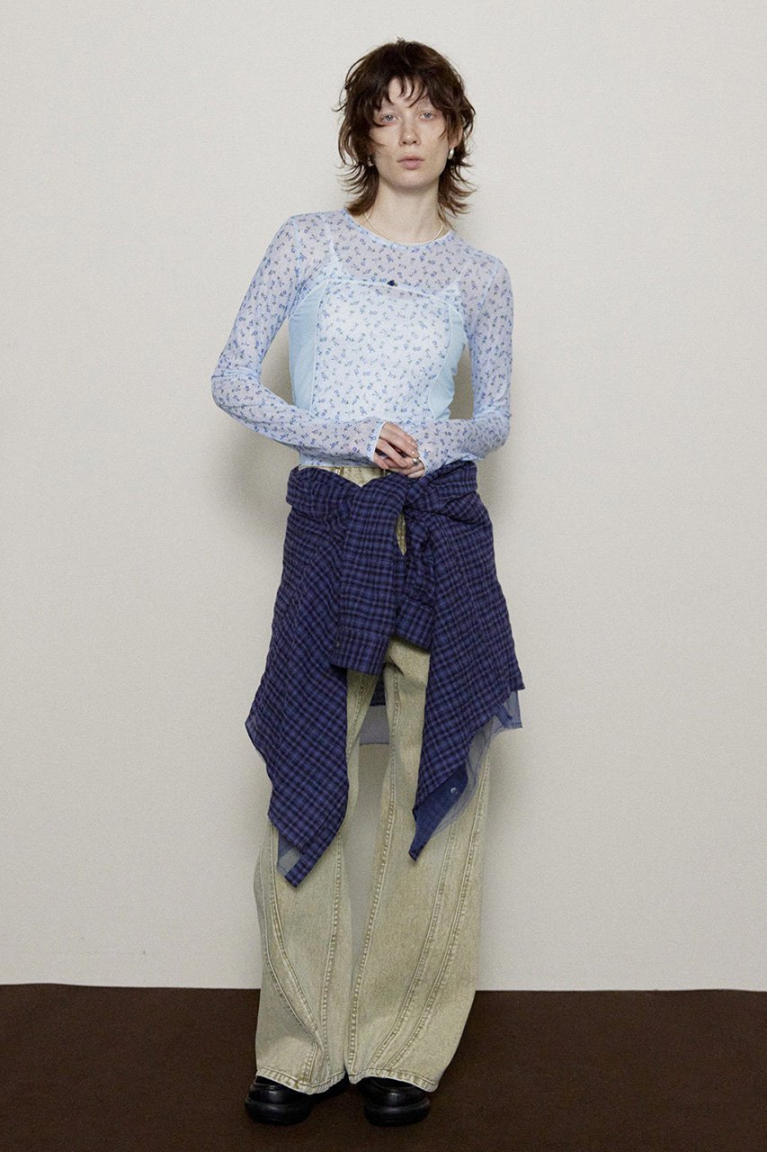 【メゾンスペシャル/MAISON SPECIAL】のSmall Floral Pattern Mesh Fabric Inner Tops/スモールフラワーメッシュインナー 人気、トレンドファッション・服の通販 founy(ファニー) 　ファッション　Fashion　レディースファッション　Fashion for Women　トップス・カットソー　Cut & Sew Tops　シャツ・ブラウス・オフィスカジュアル　Elegant Blouses & Button-Ups　ロングTシャツ・Tシャツ　Longline T-Shirts & Tees　カットソー・ベーシックTシャツ　Cut-and-Sewn Tops / Stretch Tees & Basics　インナー　Innerwear　シアー　Sheer, See-Through　スタイリッシュ　Stylish, Fashionable　スリーブ　Sleeve, Long Sleeve / Short Sleeve　ダメージ　Distressed, Destroyed　トレンド　Trend, Trending Now　プリント　Print, Printed Pattern　ミリタリー　Military, Army Style　メッシュ　Mesh, Net Fabric　モチーフ　Motif, Design Theme　レース　Lace, Lace Fabric　ロング　Long, Long-Length　おすすめ　Recommended / Our Picks　other-8|ID: prp329100004874530 ipo3291000000036358524